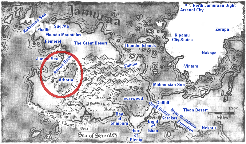 ドミナリア地理 南西ジャムーラの地図作成おまけ Mtg Story